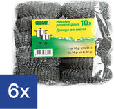 Cleany Pan Sponge Scouring Sponge - 6 x 10 pieces